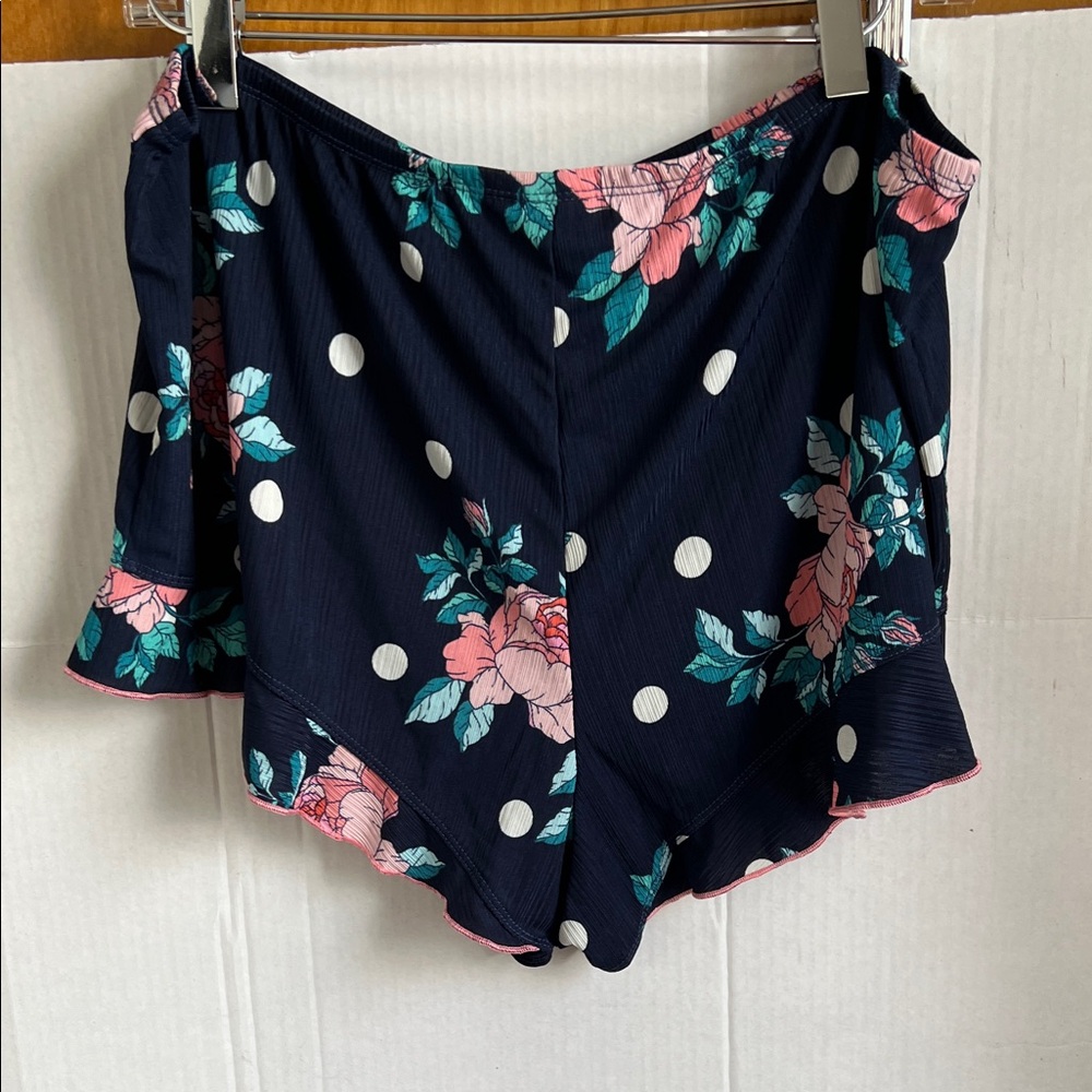 Secret Treasures Floral Polka Dot PJ top and bottom - Picture 3 of 11
